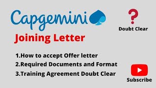 Capgemini Joining Letter// Documents//Training Agreement Notary