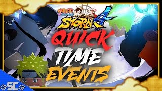 NARUTO STORM 4 | ALL QUICK TIME EVENTS! (QTE) (ENG) 【1080p 60FPS】