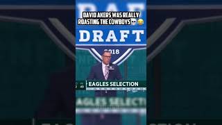 David Akers Was Really Roasting The Cowboys💀💀 #nfl #shorts #cowboys