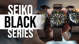 3 New SEIKO Divers - 2022 Seiko Black Series Prospex Dive Watches