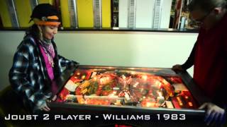 Joust 2-player Pinball and the World's Largest Pinball (Atari)