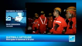 Worst quake in Guatemala in 36 years