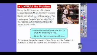 Write Fractions and Decimals as Percents - Lesson 5.3