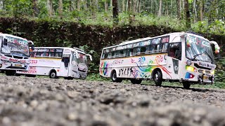 SILKAIR MINIATURE CREATIONS , fully handmade miniature tourist bus making video , DEVAASURAN .