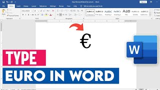 How to Type Euro Symbol in Word