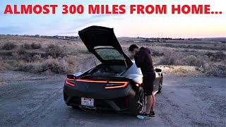 I Take An Acura NSX On A 600 Mile Road Trip And It Doesn't End Well...