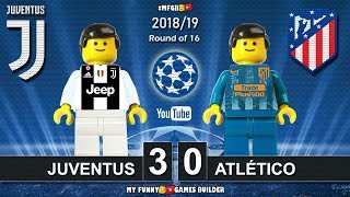 Juventus vs Atletico Madrid 3-0 • Champions League 2019 (12/03) All Goals Highlights Lego Football