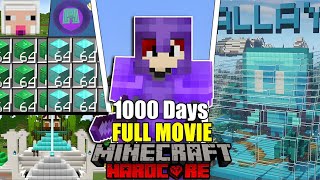 I Survived 1000 Days in Hardcore Minecraft... [FULL MINECRAFT MOVIE]