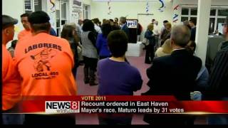 Automatic recount in East Haven mayoral race