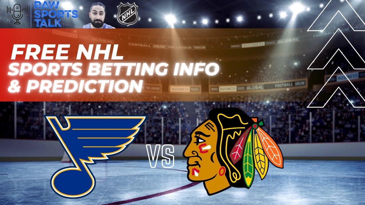 St. Louis Blues VS Chicago Blackhawks 12/29 FREE NHL Sports Betting ...