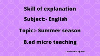 B.ed Micro Teaching File| Lesson Plan No.3|Subject Engl... | Doovi