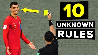 10 football rules you DIDN'T KNOW existed!