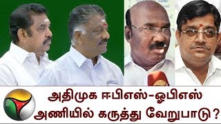 அதிமுக ஈபிஎஸ்-ஓபிஎஸ் அணியில் கருத்து வேறுபாடு? | AIADMK Merger | OPS Vs EPS | Jayakumar Vs Mythreyan