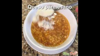 Muy Deli sopa gusanitos parmesano