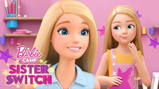 Barbie Camp Sister Switch! | FULL EPISODES 1-4 🏕
