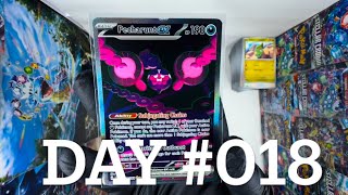 DAY #018 POKÉMON CHALLENGE OPENING X2 BOOSTER PACKS EVERY SINGLE DAY OF 2025: SHROUDED FABLE