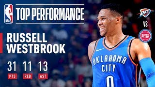 Russell Westbrook Erupts For A 31-Point Triple-Double | January 27, 2018
