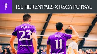 HIGHLIGHTS Belgian Futsal League: RE Herentals - RSCA Futsal | 2024-2025