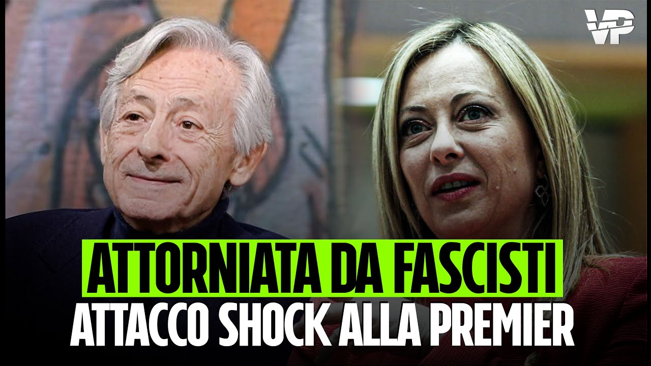 Attacco Shock A Giorgia Meloni: "MELONI ATTORNIATA DA FASCISTI" - YouTube