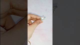 Diy Diamond Ring in just 20 rs 💍😍 #diy #youtubeshorts #handmade