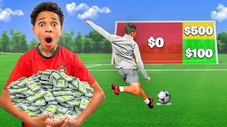 Every Time You Score, Kid Ronaldo Wins $100
