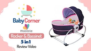 mastela 5in1 rocker \u0026 bassinet | how to use mastela 5in1 @babycornerofficial @EhtishamJanjua