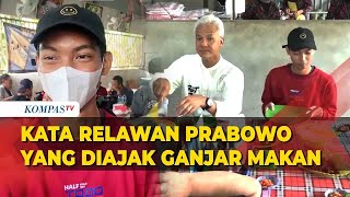 Ini Pengakuan Relawan Prabowo yang Mendadak Diajak Ganjar Makan Usai Bentang Baliho