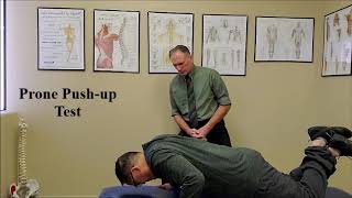 Prone Push up Test