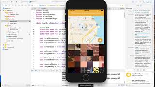 iOS Swift app parsing photos from Flickr to show on the map