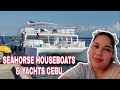 SEAHORSE HOUSEBOATS & YACHTS CEBU | Sunset Cruise | Bisaya Youtubers Club | ChiegraceyVlogs