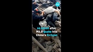 66 killed after M6.8 quake hits China's Sichuan