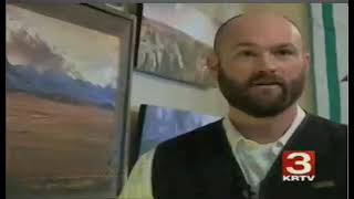 KRTV Great Falls News story on Montana Treasured artist Craig Hergert in 2008