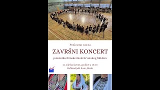 Zimska škola hrvatskog folklor 2025. - Sisak - Završni koncert