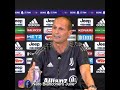 ALLEGRI INCESPICANDO😂: PREFERISCO ESSERE CRITICATO, MA VINCENTE.