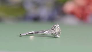 1.75-Carat Diamond Art Deco Engagement Ring