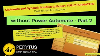 Improve data model to run customized paginated reports from Power BI with the ability to export data