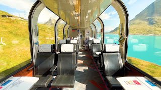 🇨🇭🇮🇹Riding the Most Beautiful Train from Switzerland to Italy || Bernina Express (St.Moritz →Tirano)