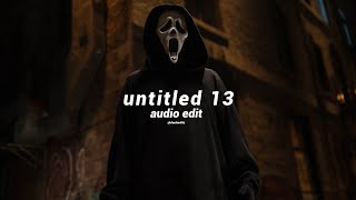 Untitled 13 | audio edit