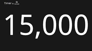 15000 Second Countdown Timer