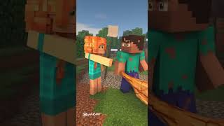 Alex helps Steve! Minecraft Animation #Shorts