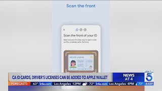 California digital driver’s license and ID cards can now be added to Apple Wallet