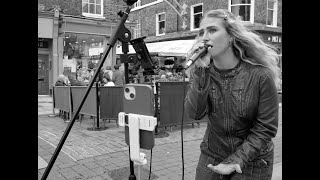 Em Louise Delivers Emotive Performance of Diamonds on the Streets of York