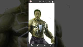 Tony Stark + Hulk + Deadpool + Iron Man + Hulk Buster | Fusion Art #shorts #youtubeshorts