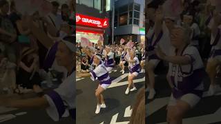 熱々！4年ぶり神楽坂阿波踊り祭り　新宿白衣連 #shorts #shortsvideo #shortsfeed