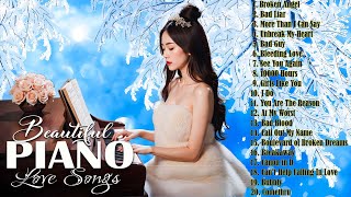 Top 100 Beautiful Romantic Piano Love Songs Ever -Great Relaxing Piano Instrumental Love Songs Music