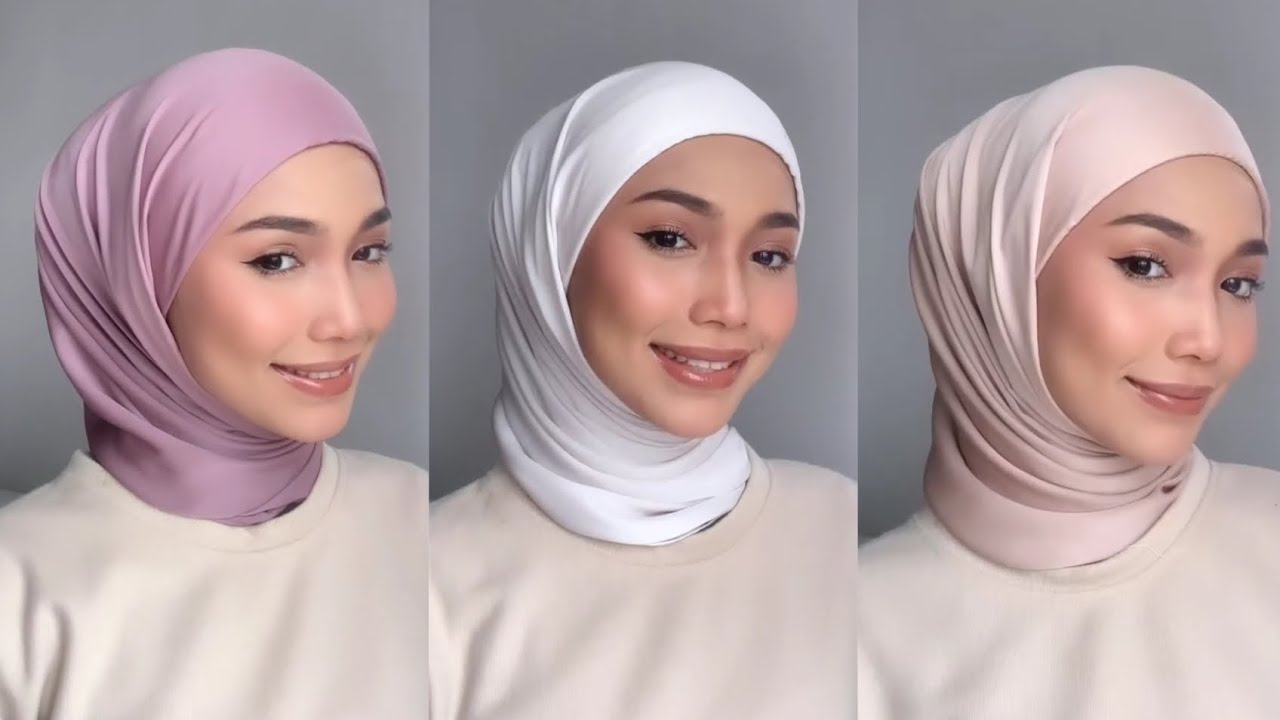 TUTORIAL HIJAB PASHMINA KEKINIAN DAN MUDAH UNTUK LEBARAN DAN BUKBER ...