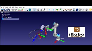 Robot Circle Trace using Robodk + Python programming