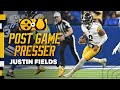 Justin Fields Postgame Press Conference (Week 4 at Colts) | Pittsburgh Steelers