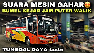 Suara Mesin Gahar Meraung Raung 😍 Bumel Kejar Jam Puter Walik ❗️| trip Jaya Guna Hage AD 7636 OG