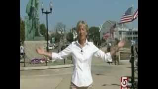 Gloucester MA HarborWalk #37: Jeanne Blake Chronicle Perfect Storm and Crows Nest